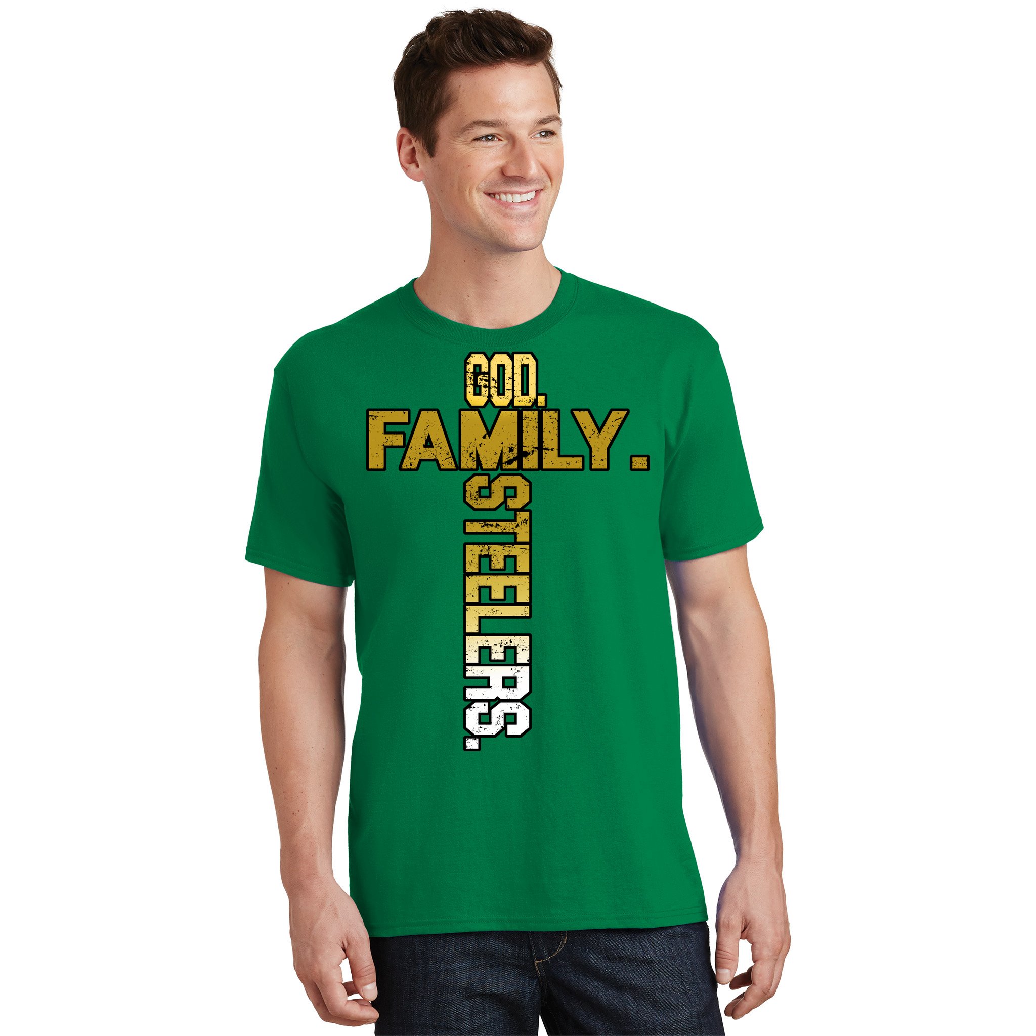 : God Family Steeler Shirt Father's Day Gift Tee T-Shirt