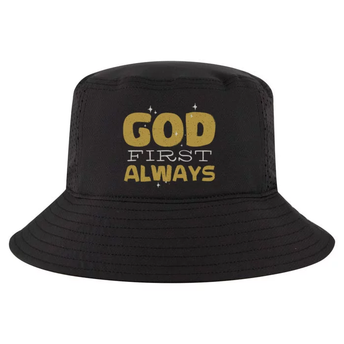 God First Always Cool Comfort Performance Bucket Hat