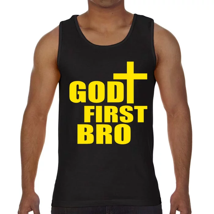 God First Bro Comfort Colors® Tank Top