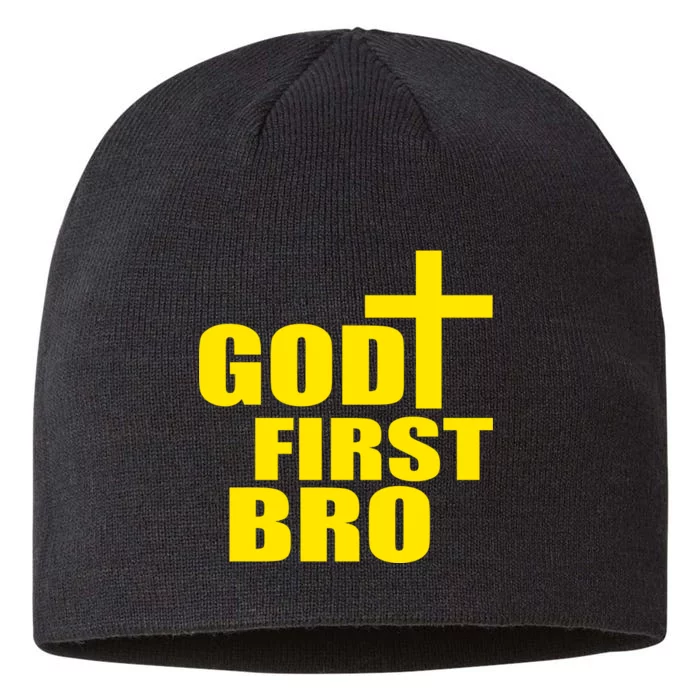 God First Bro 8 1/2in Sustainable Knit Beanie