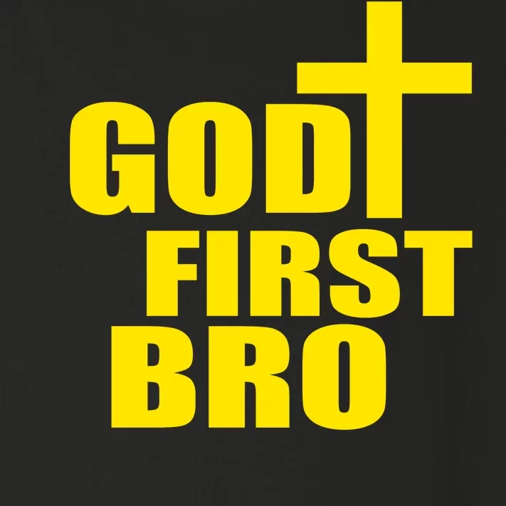 God First Bro Toddler Long Sleeve Shirt