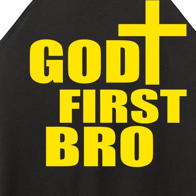 God First Bro Women’s Perfect Tri Rocker Tank