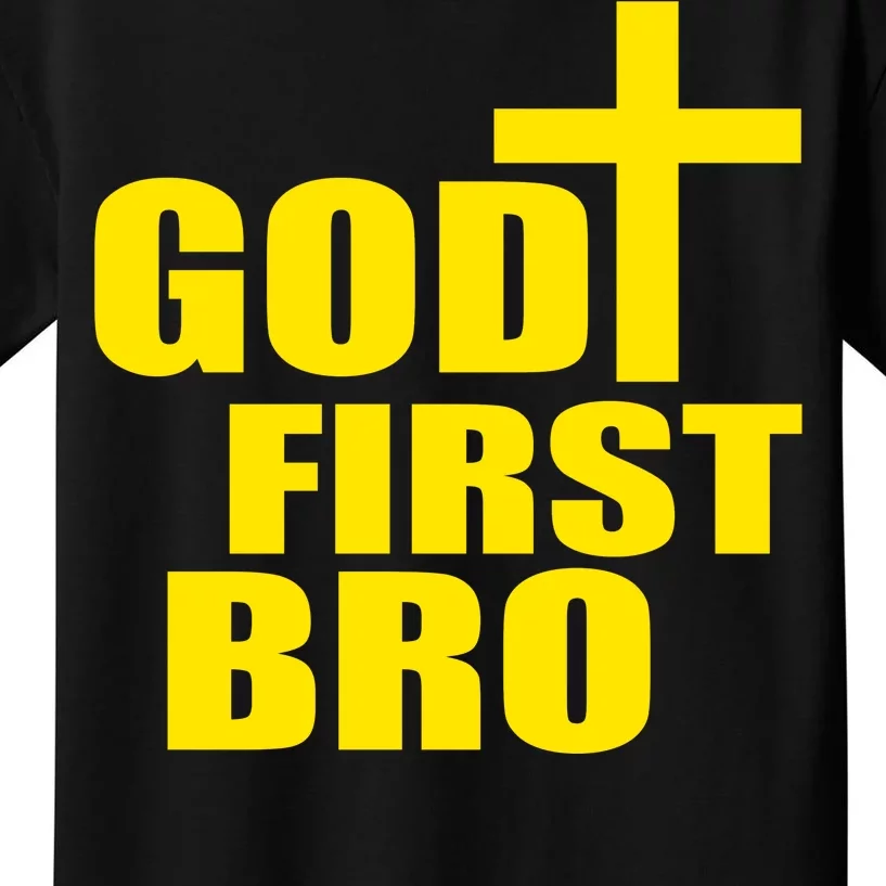 God First Bro Kids T-Shirt