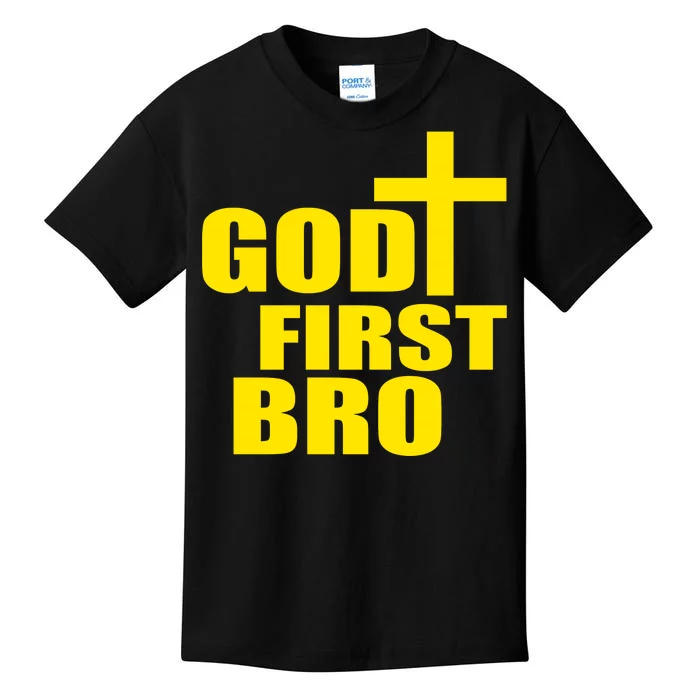 God First Bro Kids T-Shirt