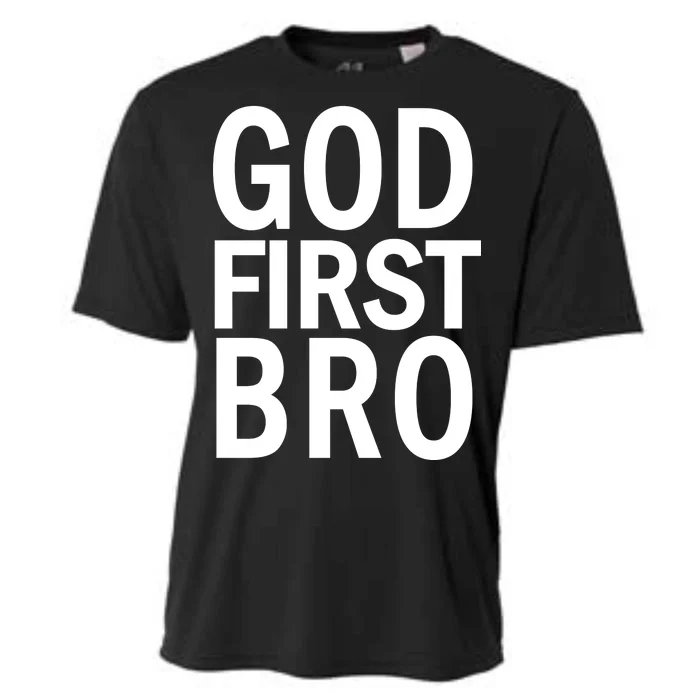 God First Bro Christian Cooling Performance Crew T-Shirt