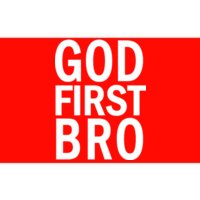 God First Bro Christian Bumper Sticker