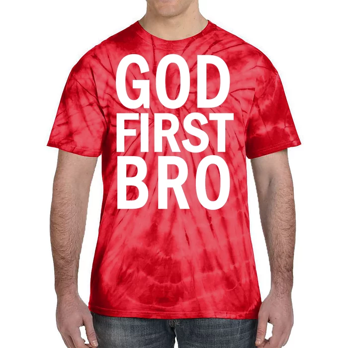 God First Bro Christian Tie-Dye T-Shirt