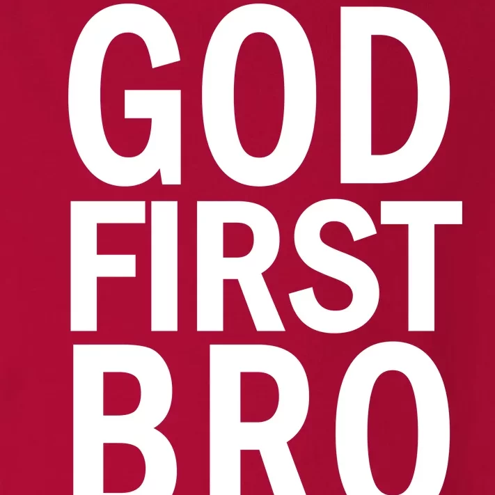 God First Bro Christian Toddler Long Sleeve Shirt