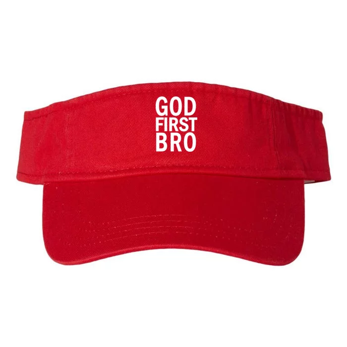 God First Bro Christian Valucap Bio-Washed Visor