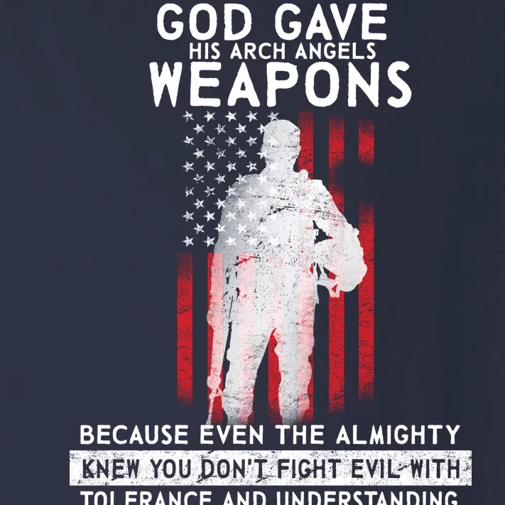 God Gave Weapons To Fight Evil Toddler Long Sleeve Shirt