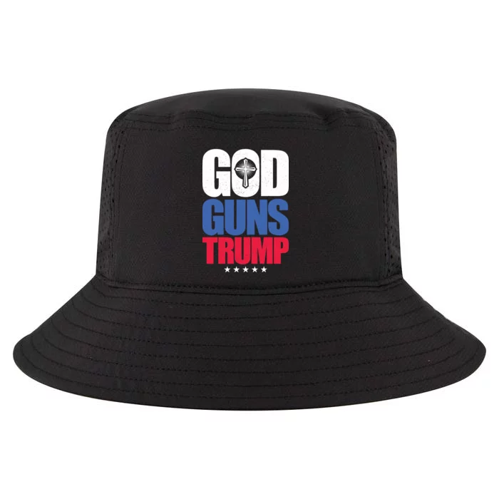 God Guns & Donald Trump Cool Comfort Performance Bucket Hat