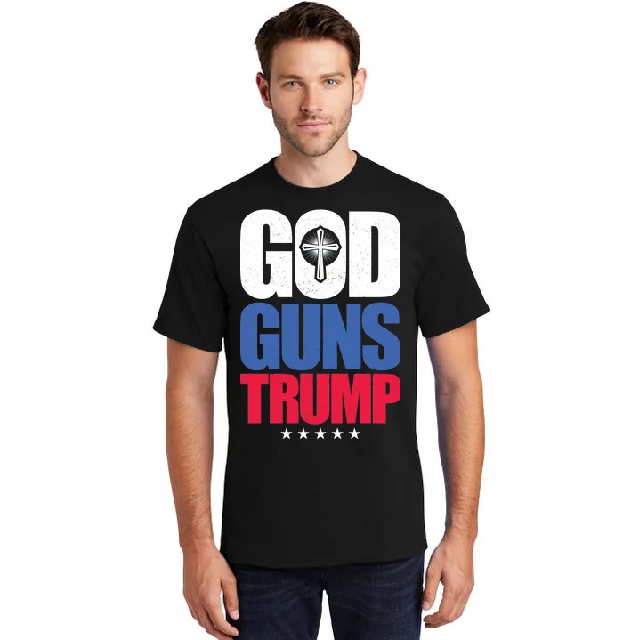 God Guns & Donald Trump Tall T-Shirt