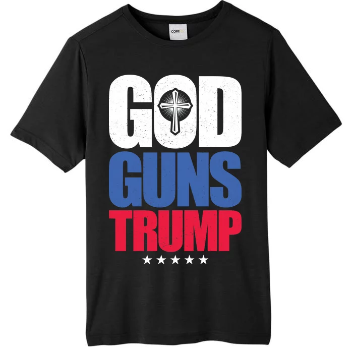 God Guns & Donald Trump ChromaSoft Performance T-Shirt