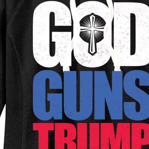 God Guns & Donald Trump Women's Fleece Hoodie