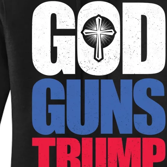 God Guns & Donald Trump Women's Pullover Hoodie