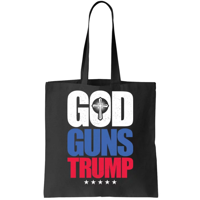 God Guns & Donald Trump Tote Bag