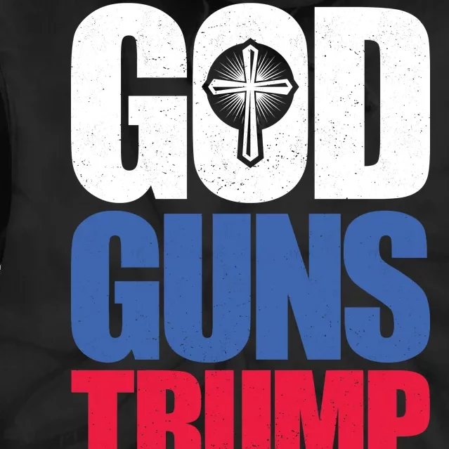 God Guns & Donald Trump Tie Dye Hoodie