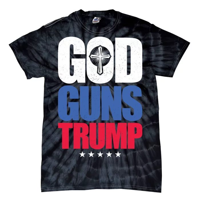 God Guns & Donald Trump Tie-Dye T-Shirt