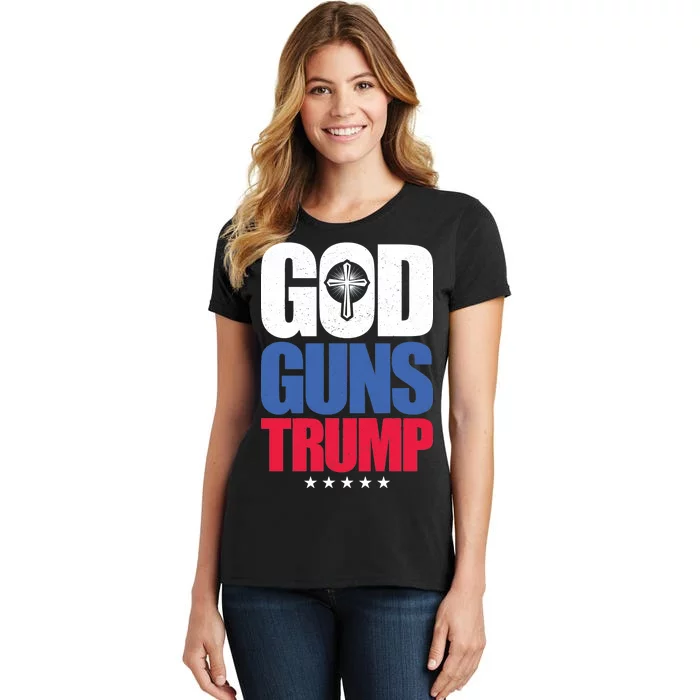 God Guns & Donald Trump Women's T-Shirt