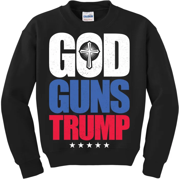 God Guns & Donald Trump Kids Sweatshirt