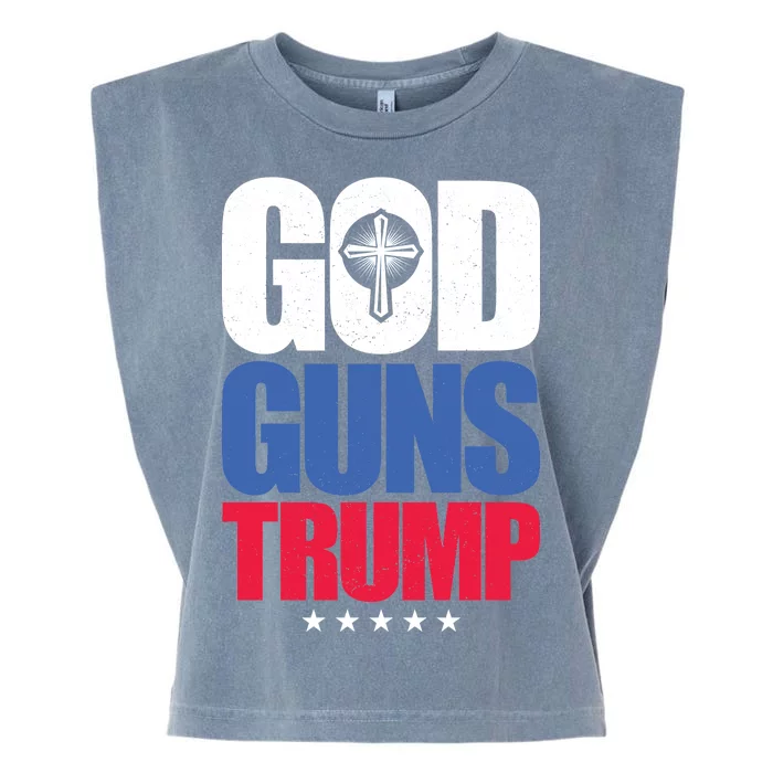 God Guns & Donald Trump Garment-Dyed Women's Muscle Tee