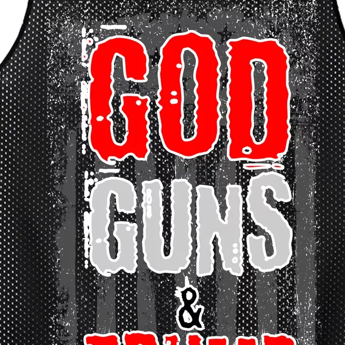 God Guns & Trump Mesh Reversible Basketball Jersey Tank