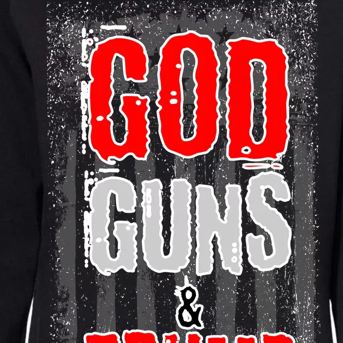 God Guns & Trump Womens California Wash Sweatshirt