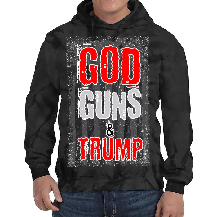 God Guns & Trump Tie Dye Hoodie