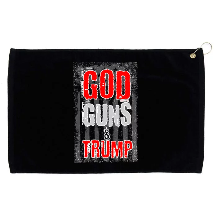 God Guns & Trump Grommeted Golf Towel