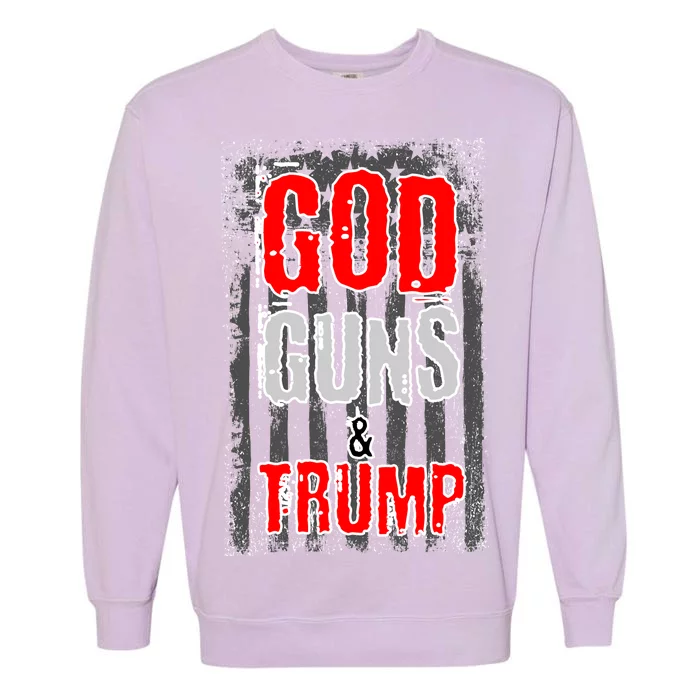 God Guns & Trump Garment-Dyed Sweatshirt