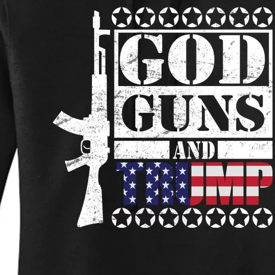 God Guns Trump Women's Pullover Hoodie