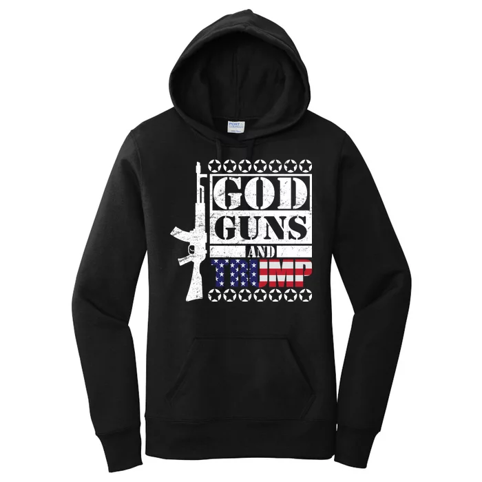 God Guns Trump Women's Pullover Hoodie