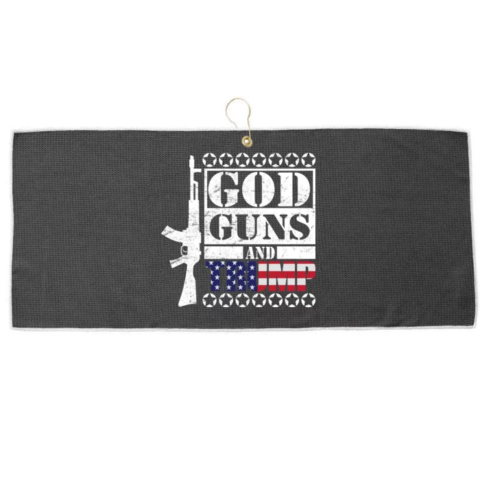 God Guns Trump Large Microfiber Waffle Golf Towel