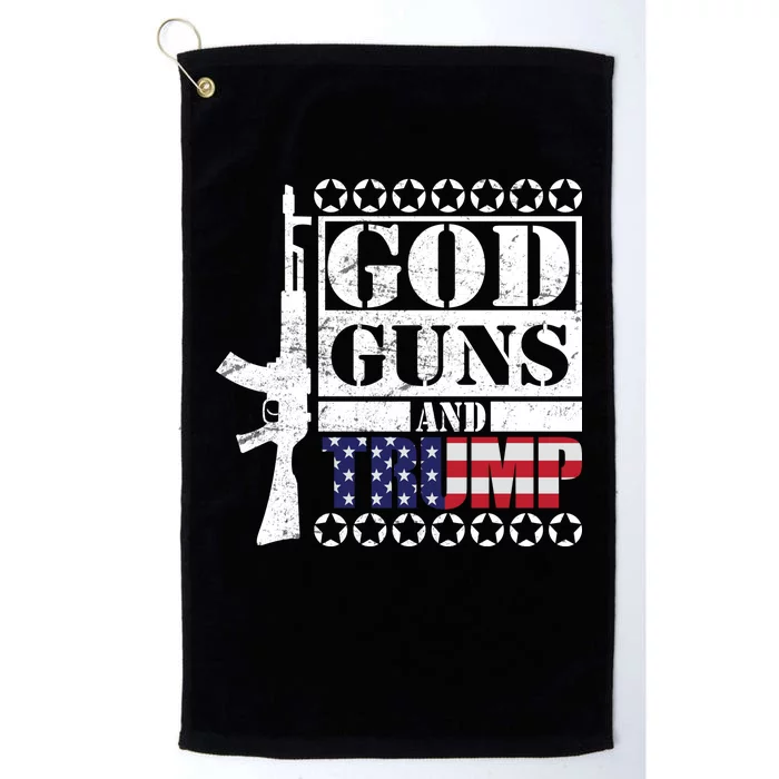 God Guns Trump Platinum Collection Golf Towel