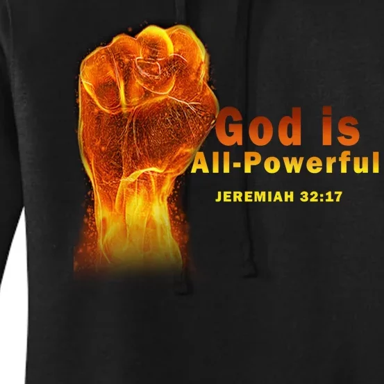 God is All-Powerful Women's Pullover Hoodie