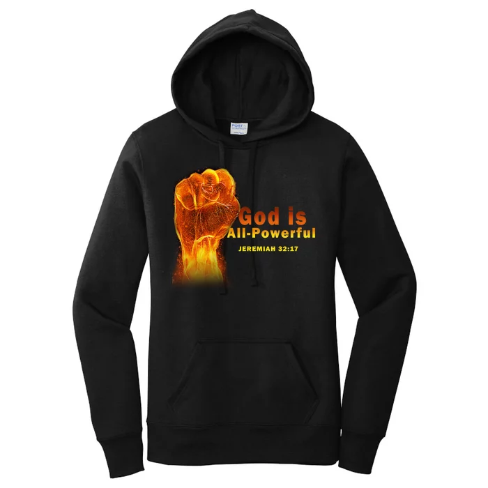 God is All-Powerful Women's Pullover Hoodie