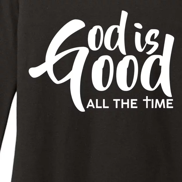 God is Good All the Time Womens CVC Long Sleeve Shirt