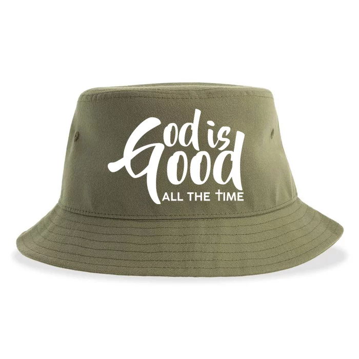 God is Good All the Time Sustainable Bucket Hat