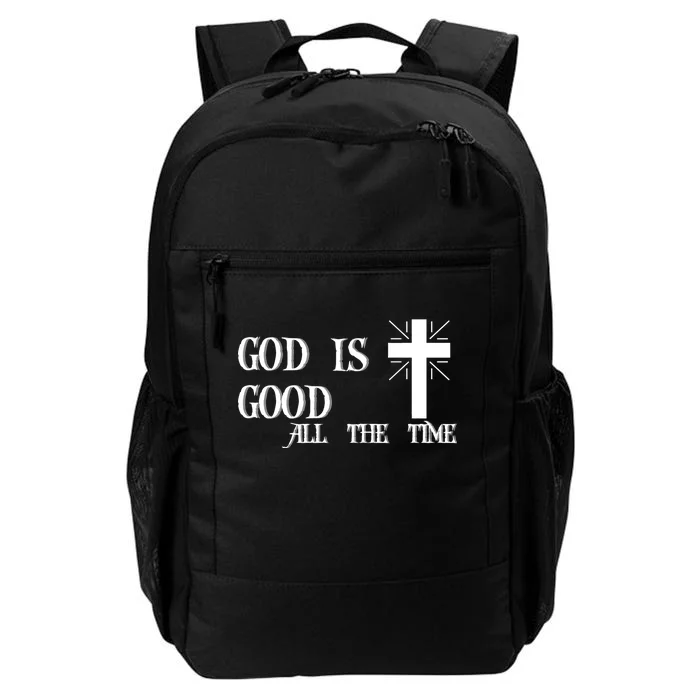 God Is Good All The Time With Cross Daily Commute Backpack