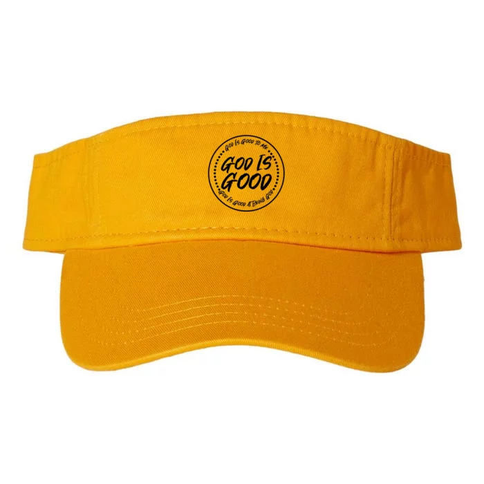 God is Good To Me  Good At Being God Valucap Bio-Washed Visor