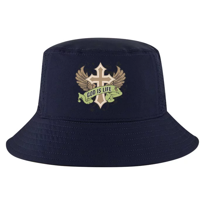 God is Life Cool Comfort Performance Bucket Hat