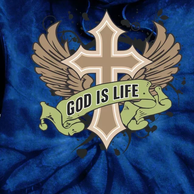 God is Life Tie Dye Hoodie