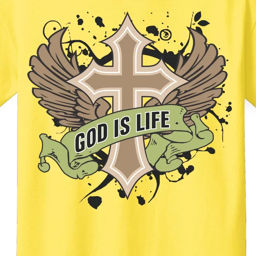 God is Life Kids T-Shirt