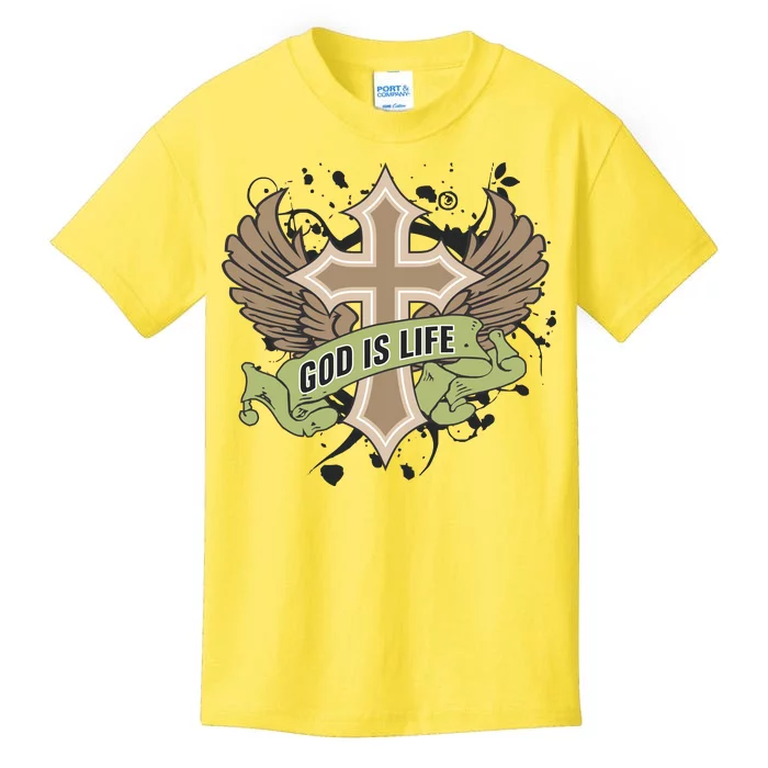 God is Life Kids T-Shirt