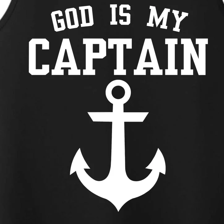 God Is My Captain Performance Tank