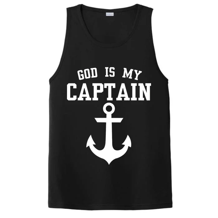 God Is My Captain Performance Tank