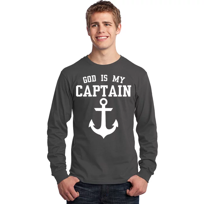 God Is My Captain Long Sleeve Shirt