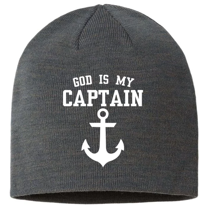 God Is My Captain 8 1/2in Sustainable Knit Beanie