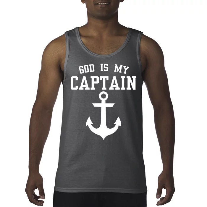 God Is My Captain Tank Top