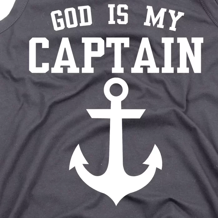 God Is My Captain Tank Top